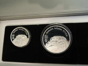 Israel 2009 Masada / Unesco World Heritage Sites, BU+PROOF Silver Coins +box+COA - Picture 1 of 4