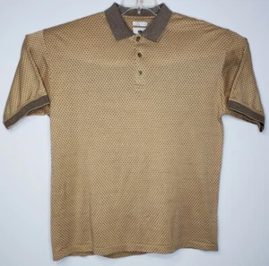 Vtg Lone Cypress Pebble Beach Two-Ply Cotton Golf Polo Shirt Men's Medium VGC - Picture 1 of 9