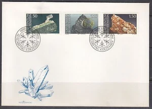 Liechtenstein Scott 921-3 FDC - Minerals - Imagen 1 de 1