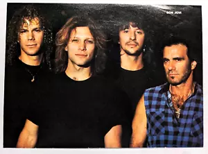 BON JOVI / RICHIE SAMBORA / REVISTA DE BANDA PÁGINA COMPLETA PINUP PÓSTER RECORTE (1) - Imagen 1 de 2
