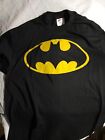 Vintage lata 80. 1990. Batman DC Comics Czarna koszulka XL Single Stitch 