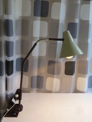 DDR Schreibtischleuchte Tischlampe  VEB Zweckleuchtenbau Dresden Design Bakelit - Bild 1 von 4