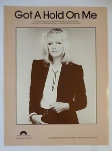 GOT A HOLD ON ME Sheet Music CHRISTINE McVIE 1984 Fleetwood Mac - Picture 1 of 2