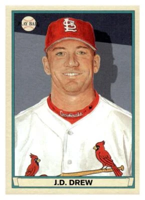 2003 Upper Deck Play Ball Red Backs #66 J.D. Drew - Image 1 of 2