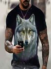 New The Wolf Graphic Tee Shirts In Various Styles Sizes Medium Thru 3X Large