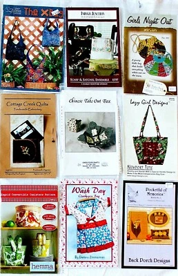 U PICK ~  Quilt Pattern ~ Quilted Bag Purse Tote Oven Mitt Sew Kit & More! - NIP - Image 1 of 4