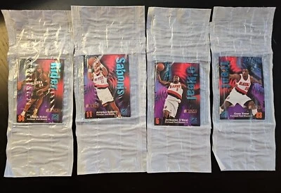 1997 SkyBox Z-Force Portland Trail Blazers Set of 4 NOS Sealed Cards US Bakery - Image 1 of 4