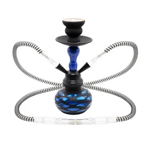 Modern-Shisha Wasserpfeife 2er/25cm Malaga Blau - Bild 1 von 1