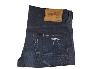 PRPS Jeans 31x34 Men's Barracuda Button Fly Blue Denim Designer - Picture 1 of 13