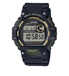 Casio Reloj Deportivo Hombre Resistente al Barro TRT110H-1A2V Negro/Dorado Nuevo - Imagen 1 de 11