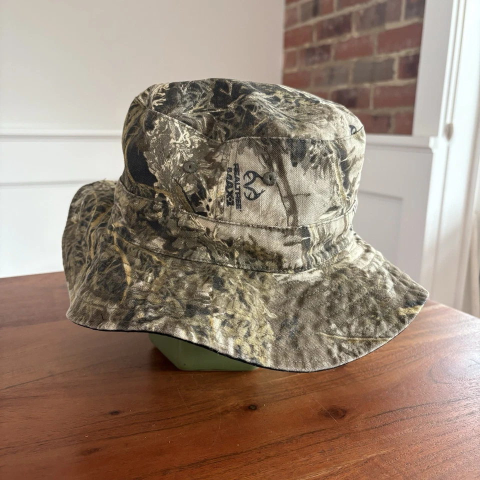 Chapéu de sol masculino Realtree Max I-1 XT camuflado laranja caça balde sistema operacional pesca ao ar livre - Imagem 1 de 4