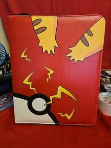 Pro Pokemon - Pikachu - 9 Pocket Pro Binder Holds up to 360 cards FREE SHIPPING - Picture 1 of 5