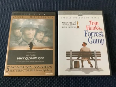 Saving Private Ryan Forrest Gump Special Edition DVD Lot Tom Hanks Classic Movie - Image 1 of 4