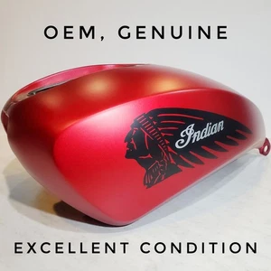 OEM Indian Pursuit Challenger Gas Fuel Tank Matte Red Smoked 1027867-329 - Bild 1 von 15