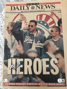 Roger Clemens New York Yankees Signed NY Post Cover 1999 Beckett BAS Authentic - Picture 1 of 5