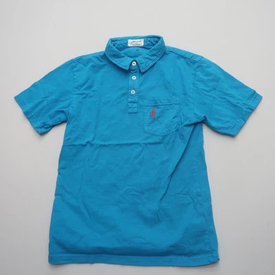 Johnnie-O Boys Youth Polo Shirt Size 10 Blue 100% Cotton Short Sleeve - Image 1 of 4