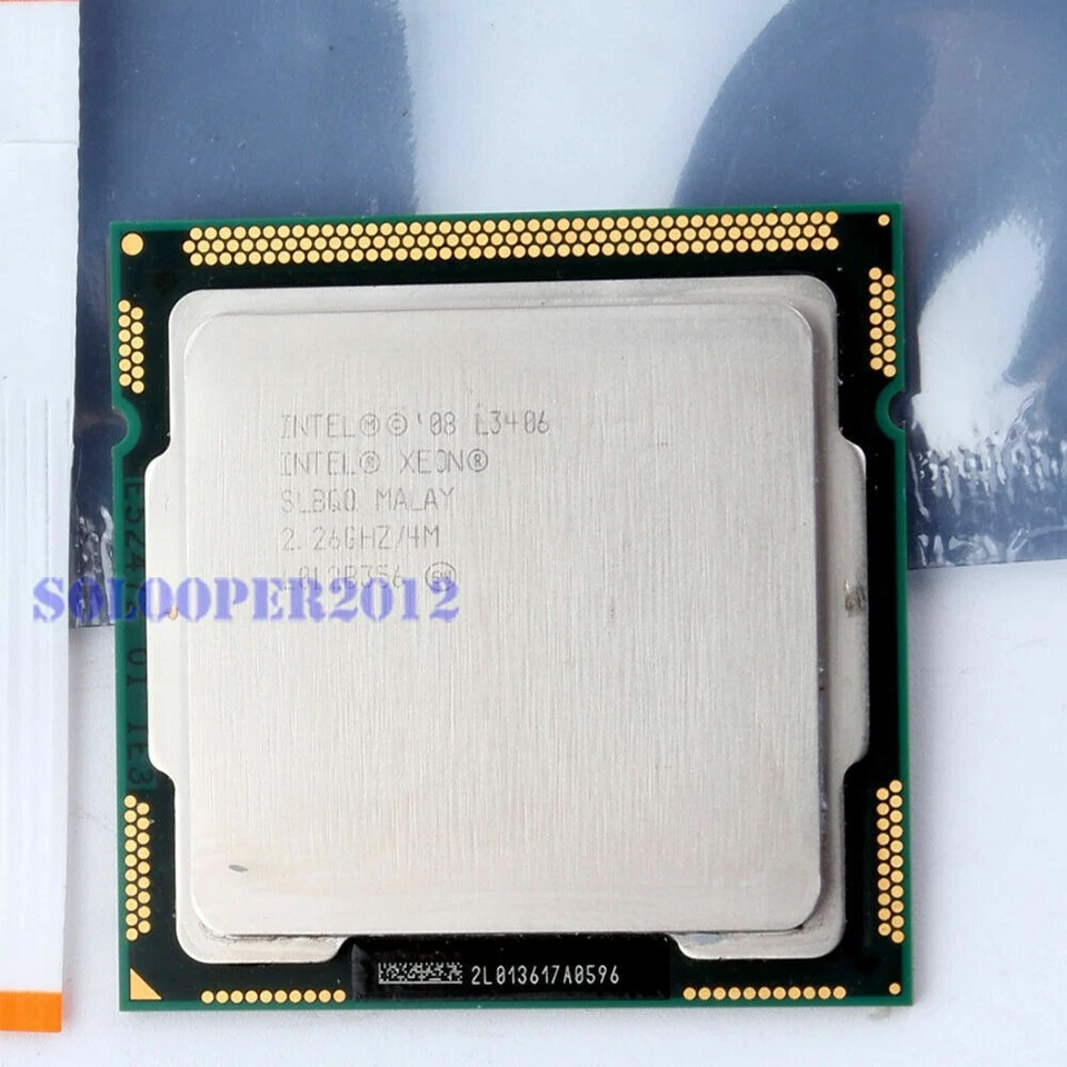 Intel Xeon L3406 2.26 GHz LGA1156 2 cores 4 threads SLBT8 4 MB CPU Processor - Image 1 of 1