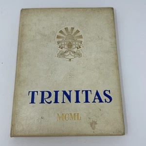 1950 Trinitas Trinity High School Yearbook Bloomington Illinois Inscriptions - Picture 1 of 12