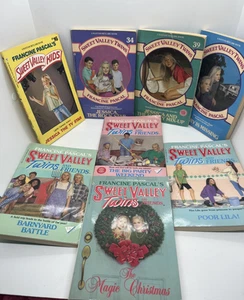 Vintage Sweet Valley Zwillinge/Zwillinge und Freunde/Kinderbücher 8 Stück F. Pascal 1990 - Bild 1 von 13