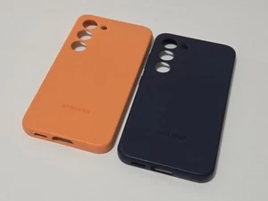 Coque silicone Samsung Galaxy S23 orange marine OEM - Photo 1 sur 2