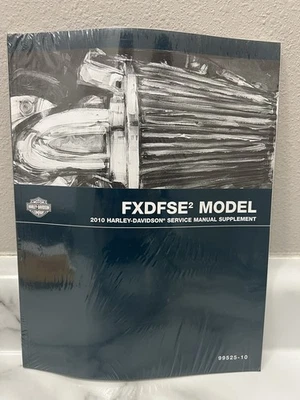 Harley Davidson FXDFSE2 modelo 2010 manual de servicio de fábrica suplemento 99525-10 Foto 1 de 4