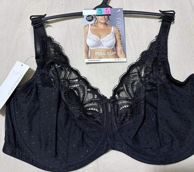 MARKS AND SPENCER M&S FABULOUS AMELIA LACE UNDERWIRED FULL CUP Bra In BLACK Size 36F