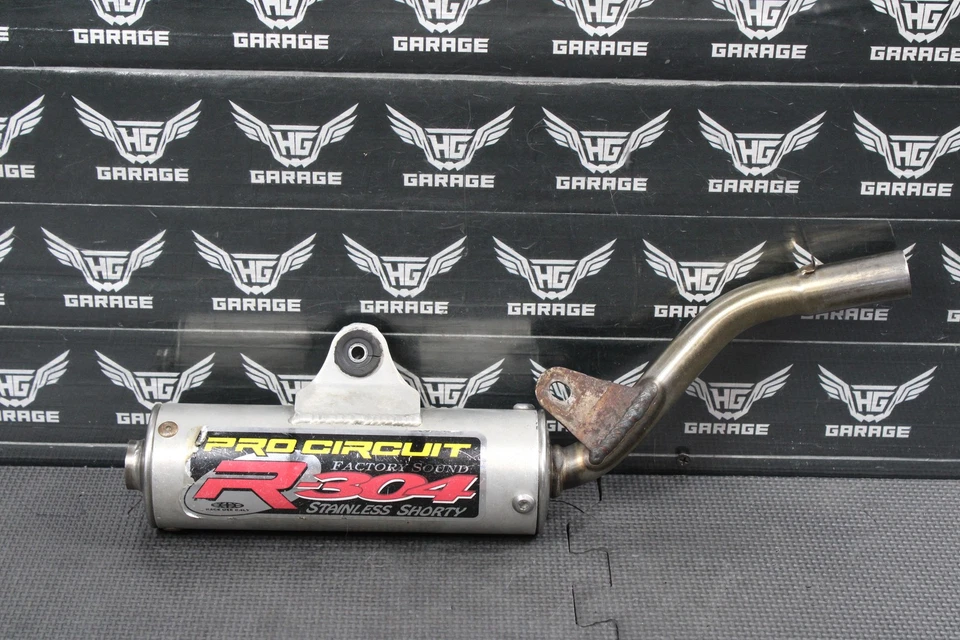 Kawasaki KX100 KX85 2012 Pro Circuit 304 silenciador de escape corto deslizamiento Foto 1 de 4