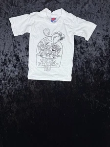 Kool-Aid Man 1993 Vintage Kid's T-Shirt Youth S 6/8 White Wacky Wild Beach Party - Picture 1 of 8