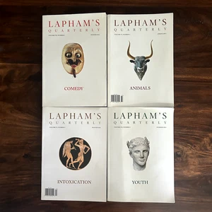 Lapham's Quarterly Magazine 4 Issues: Animals, Intoxication, Comedy, Youth  - Picture 1 of 11