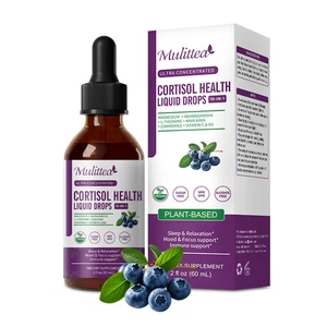 Cortisol Health Drop Magnesium Ashwagandha L-Theanine Complex - Relieve Stress - Picture 1 of 7