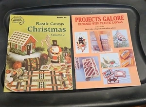 Vintage Plastic Canvas Christmas Volume 2 And Projects Galore Designed With... - Picture 1 of 12