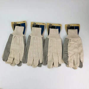 4x Blue Hawk Canvas Arbeitshandschuhe Garten Erwachsene große Menge 4 Paar Neu mit Etikett neu mit Etikett - Bild 1 von 5