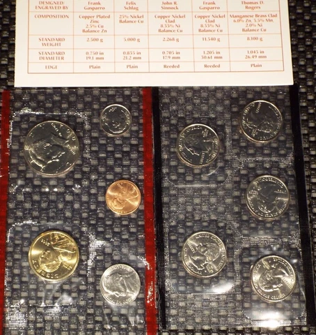 2002 D 10 coin uncirculated mint set Cover