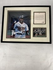 1991 Minnesota Twins World Series Framed Kirby Puckett