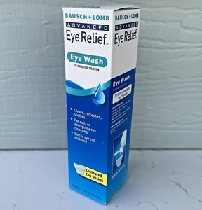 Bausch And Lomb Advanced Eye Relief Wash 4 oz, New And Sealed Exp. 05/2025 - Picture 1 of 5