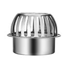 Floor Drain Stainless Steel Dome Roof Cover Strainer Outdoor
