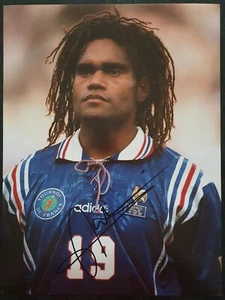 CHRISTIAN KAREMBEU - Signed 16x12 Photograph - FOOTBALL - FRANCE - Imagen 1 de 1