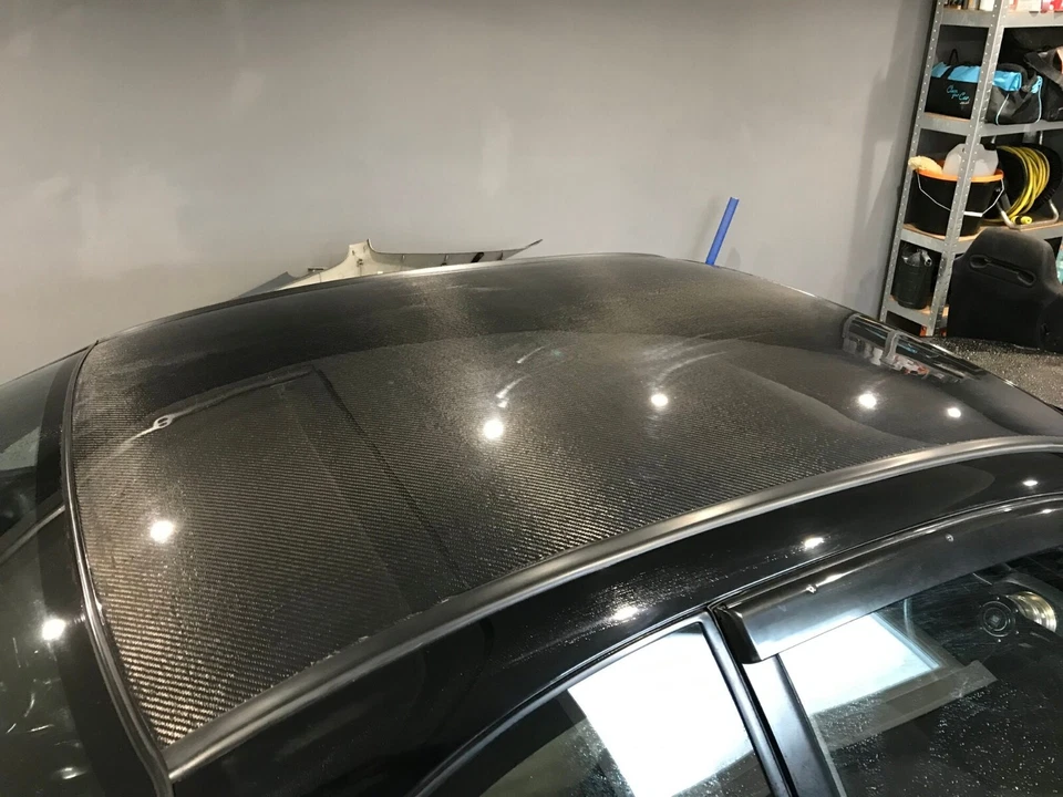 🔥 NRG Innovations techo de fibra de carbono para 96-00 Honda Civic sedán de 4 puertas EK3 Foto 1 de 4