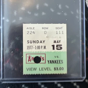 New York Yankees @ Angels 5.5.1977 Tanana Win Vs Torrez World Championship Year - Bild 1 von 5