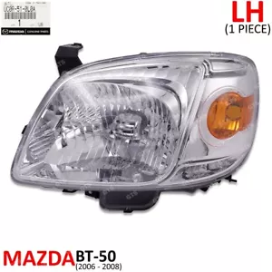 Fits Mazda BT-50 Pick Up UTE 2006 11 Left Chrome Head Lamp Light - Imagen 1 de 11