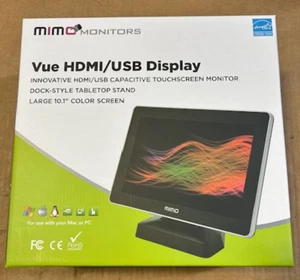Mimo Vue UM-1080C-G 10.1" LCD Capacitive Touch Display - USB - With Base - Picture 1 of 6