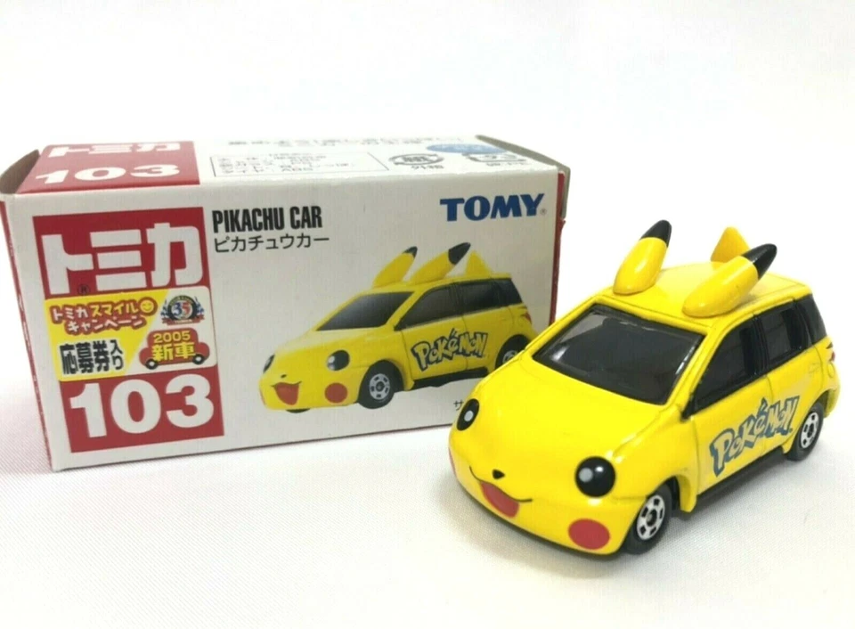 TOMICA PIKACHU COCHE Nº103 POKEMON 2005 coche miniatura de Tomy agotado Foto 1 de 4