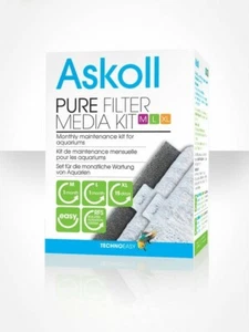 ASKOLL PURE FILTER MEDIA KIT M L XL RICAMBIO ACQUARIO DOLCE MATERIALI FILTRANTI - Foto 1 di 3