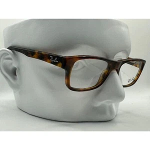 New Ray Ban RB5268 Brown Tortoise Eyeglass Frame 50/17/135 - Picture 1 of 6