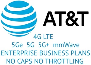Business Enterprise Unlimited Data Plan Rental AT&T Sim Card 4G LTE 5G Hotspot - Picture 1 of 1