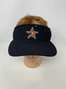 Vintage Houston Astros Nike Team Visor Hat Cap Adjustable Black One Size MLB - Picture 1 of 11