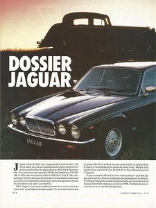REPORTAGE MAGAZINE DOSSIER JAGUAR L HISTOIRE 10 PAGES ANNEE 1985 - Picture 1 of 1