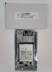 Samsung galaxy S22+ 5G White LCD Touch Screen Digitizer Frame battery S906U OEM - Picture 1 of 2