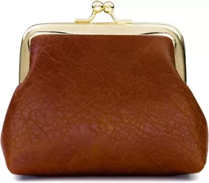 Coin Purse Kiss Lock Coin Purse for Women Large Capacity Coin PouchVintage Ch... - Picture 1 of 7