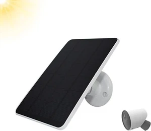 Solarpanel kompatibel mit SimpliSafe Outdoor Überwachungskamera, wasserdicht 4W 5V - Bild 1 von 7